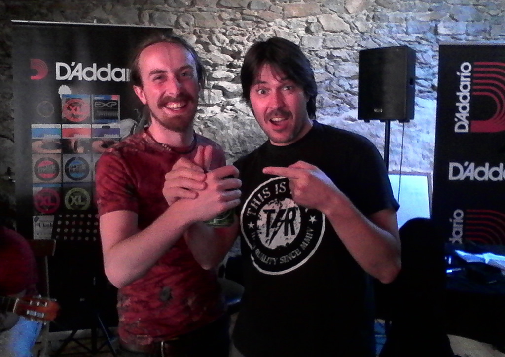 Miquel Humbert con Jack Gardiner