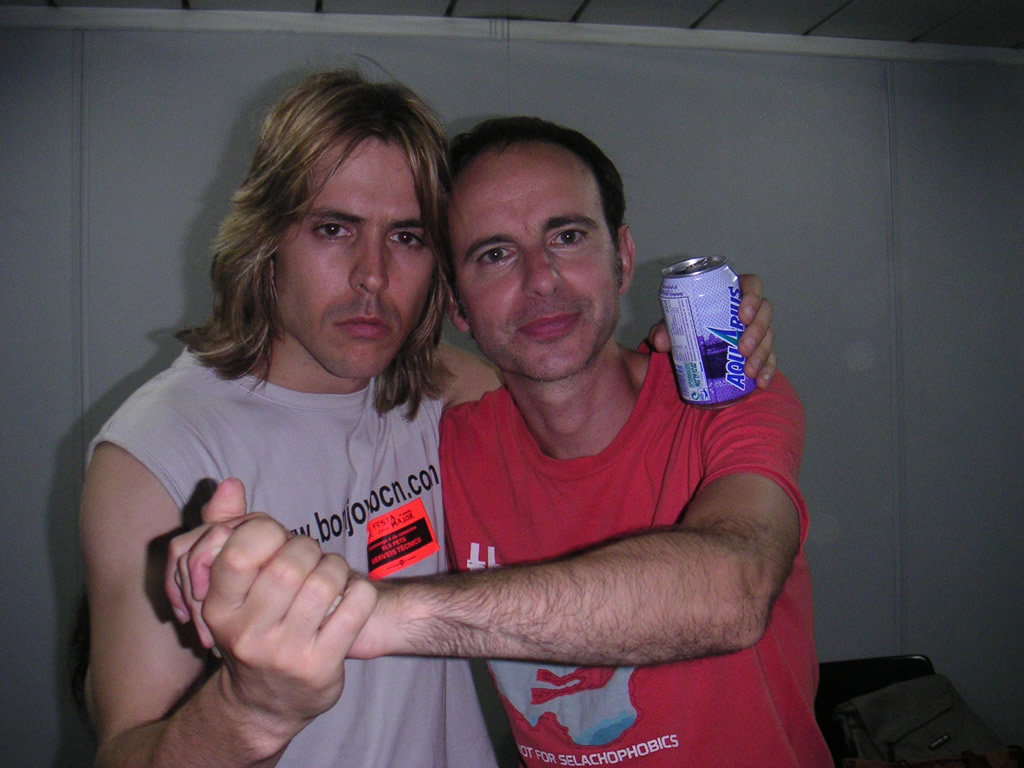 Miquel Humbert con Lluís Gavaldà