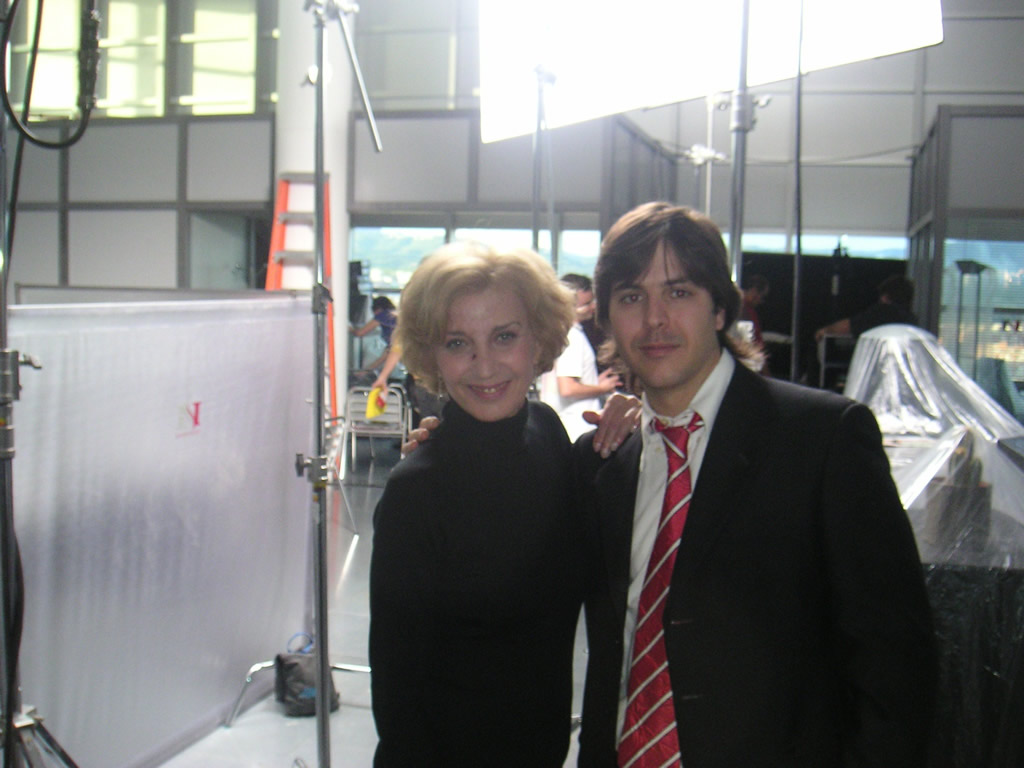 Miquel Humbert con Marisa Paredes